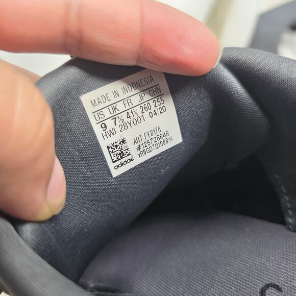 Adidas Womens Lite Racer Adapt 4.0 Gray White FY8176 Size 9 Running Shoes - Picture 8 of 8